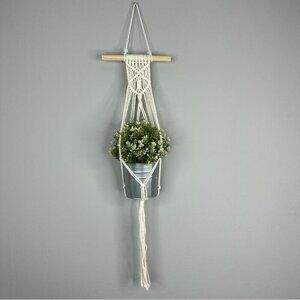 Lianzhui Macrame New Wall Hanging Plant Decor Handmade Rope Boho For Small Plant